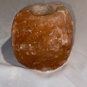 Himalayan salt tea light Candle Holder
